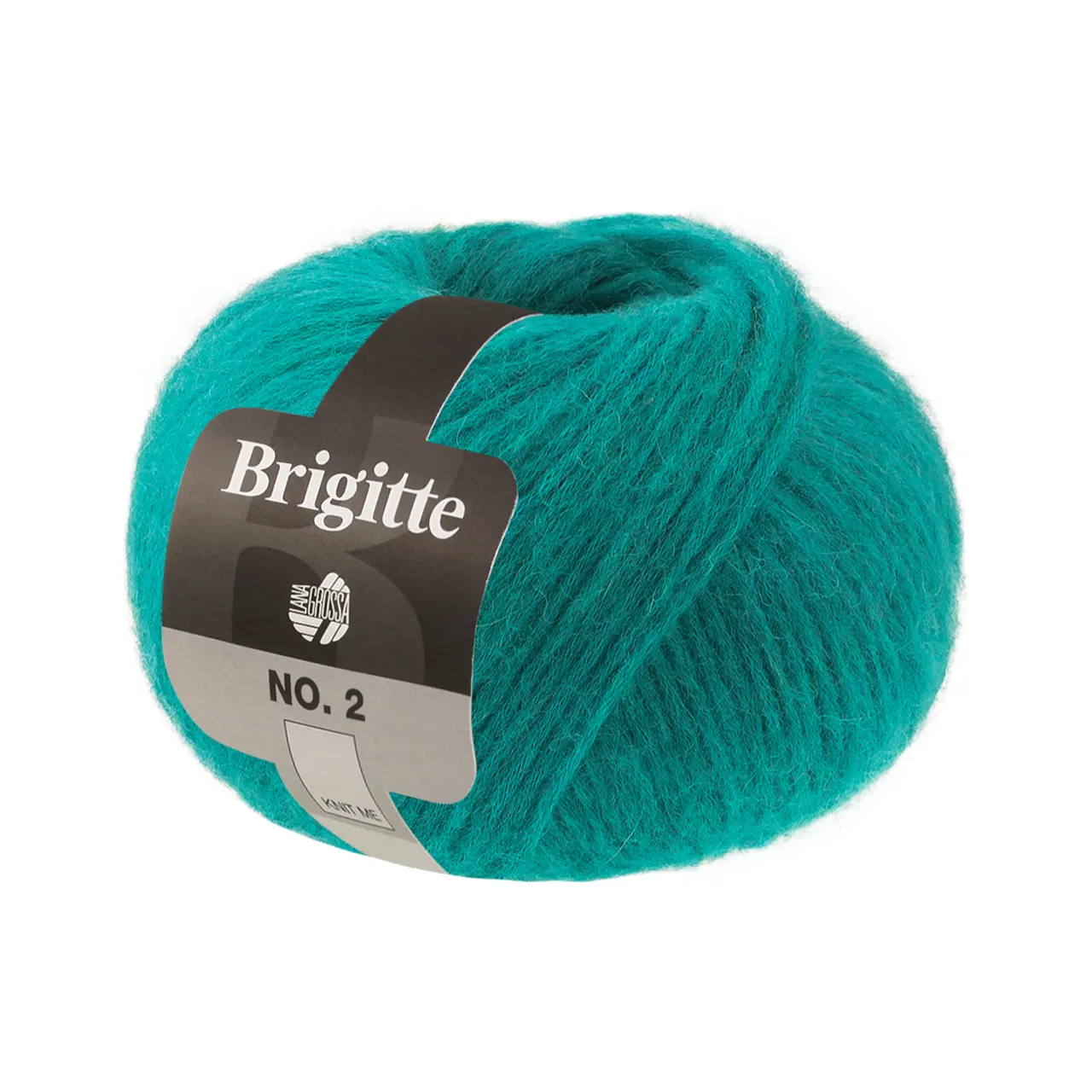 Brigitte No. 2 86 Blaugrün von Lana Grossa. Edle Netzgarnstruktur aus Alpaka und Baumwolle