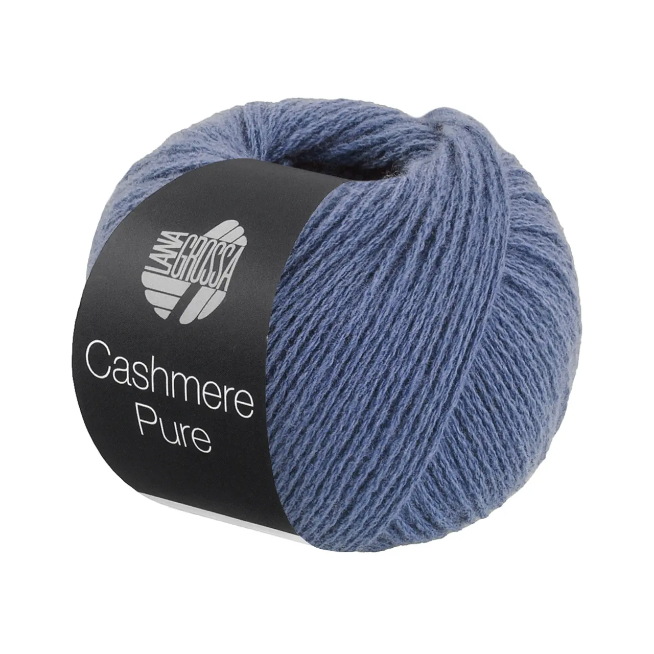 Cashmere Pure 31 Jeansblau von Lana Grossa. Klassisch verzwirntes reines Kaschmirgarn