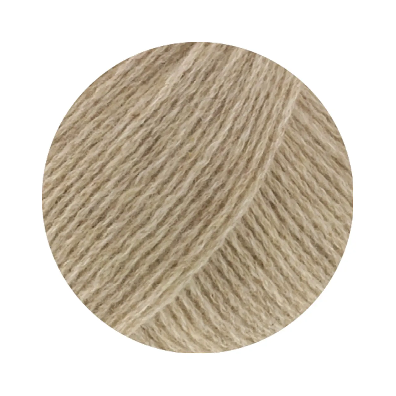 Cashmere Pure 36 Hellbeige von Lana Grossa. Klassisch verzwirntes reines Kaschmirgarn