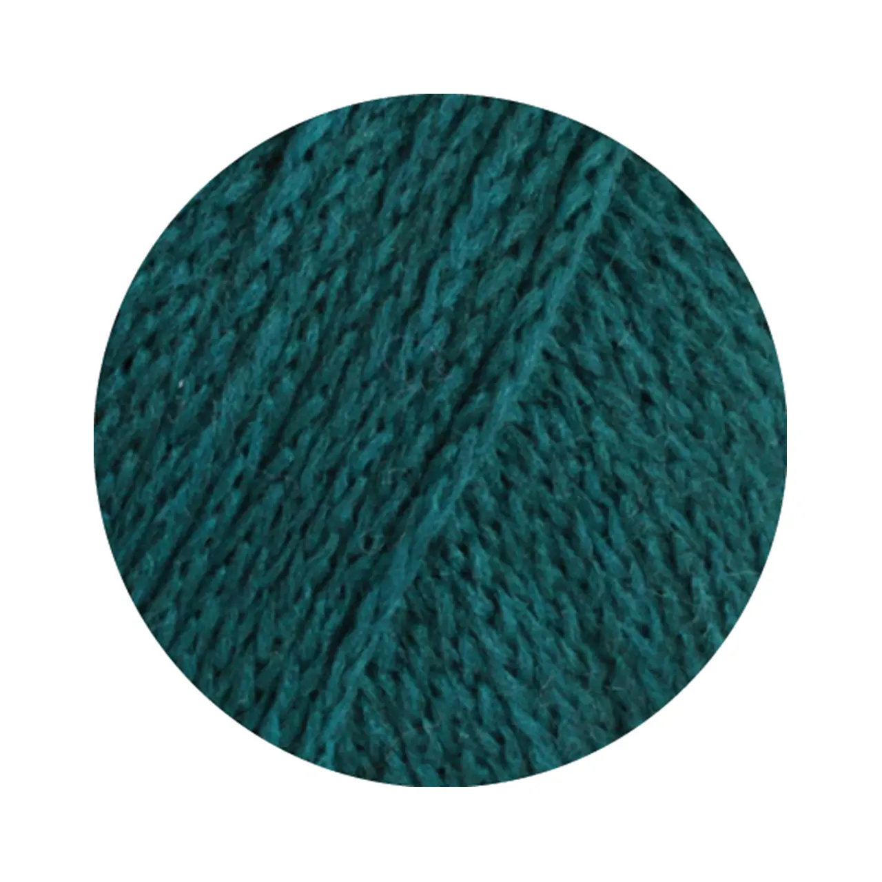 Cool Merino 45 Petrol von Lana Grossa. Leichtes Kettengarn aus klassischer Merinowolle