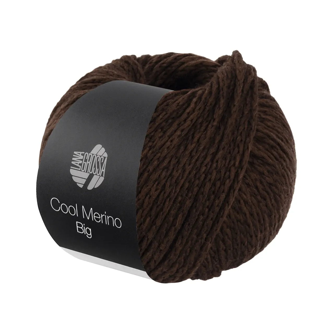 Cool Merino Big 244 Mokka von Lana Grossa. Voluminöses Kettengarn aus klassischer Merinowolle