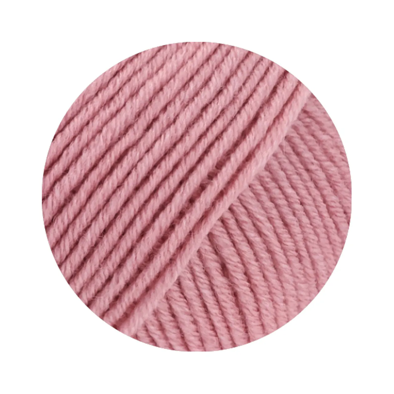 Cool Wool Big Mélange 1697 Rosa Meliert von Lana Grossa. Extrafeine Merinowolle waschmaschinenfest und filzfrei