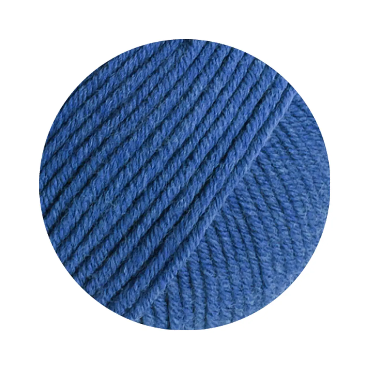 Cool Wool Big Mélange 1703 Blau Meliert von Lana Grossa. Extrafeine Merinowolle waschmaschinenfest und filzfrei