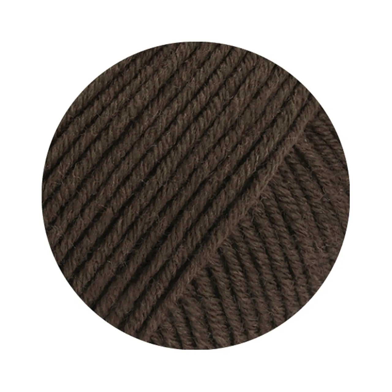 Cool Wool Big Mélange 1709 Graubraun Meliert von Lana Grossa. Extrafeine Merinowolle waschmaschinenfest und filzfrei