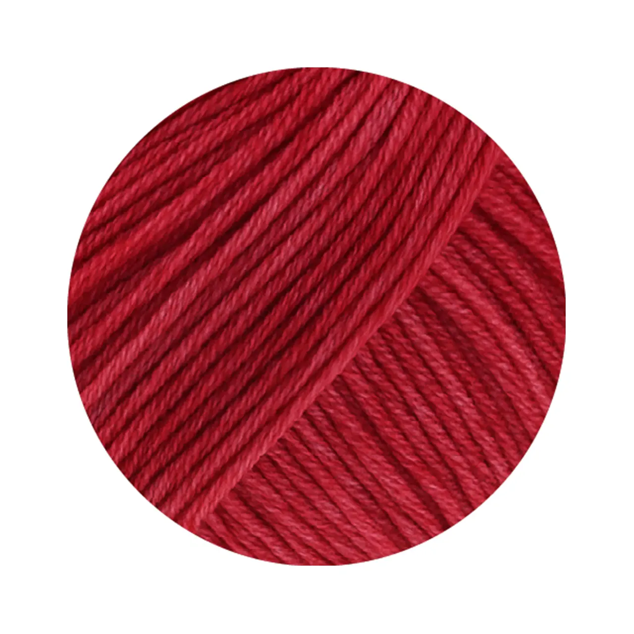 Cool Wool Big Vintage 7195 Rot von Lana Grossa. Klassiker aus purer extrafeiner Merinowolle mit Ton-in-Ton Farbeffekt waschmaschinenfest und filzfrei (We Care).