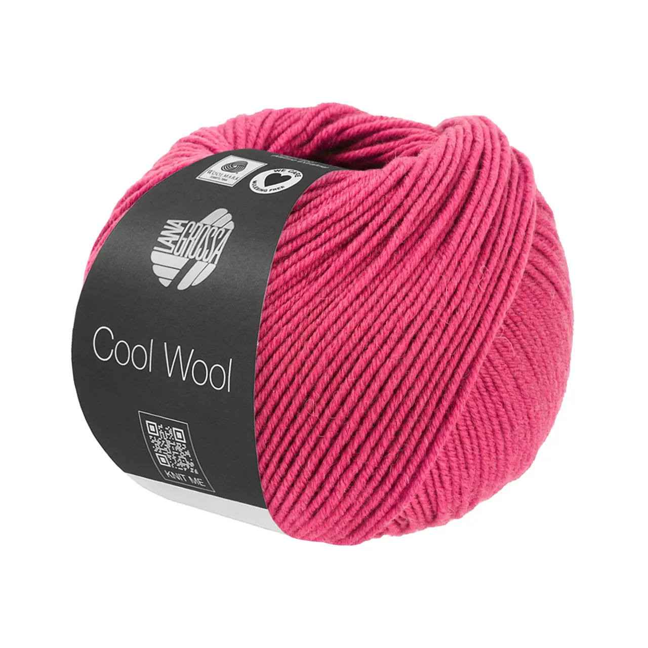 Cool Wool Mélange 1496 Pink Meliert von Lana Grossa. Extrafeine Merinowolle waschmaschinenfest und filzfrei