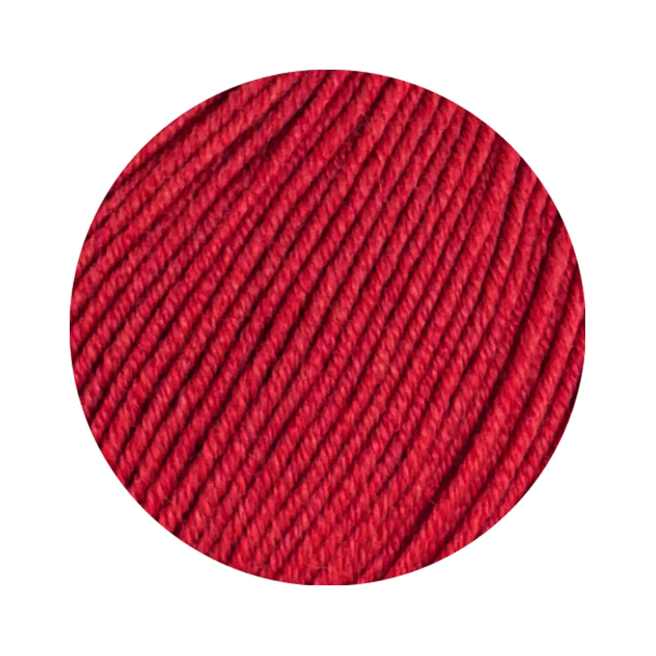Cool Wool Mélange 1501 Kirschrot Meliert von Lana Grossa. Extrafeine Merinowolle waschmaschinenfest und filzfrei