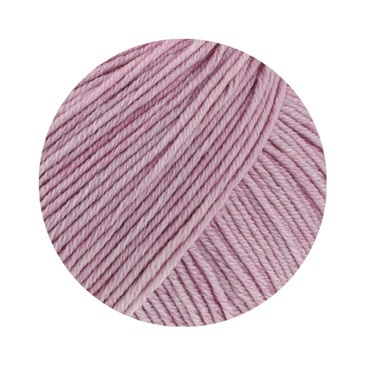 Cool Wool Vintage 7397 Fliederrosa von Lana Grossa. Merinoklassiker mit Ton-in-Ton Farbeffekt - Für größere einfarbige Projekte empfehlen wir jeweils m