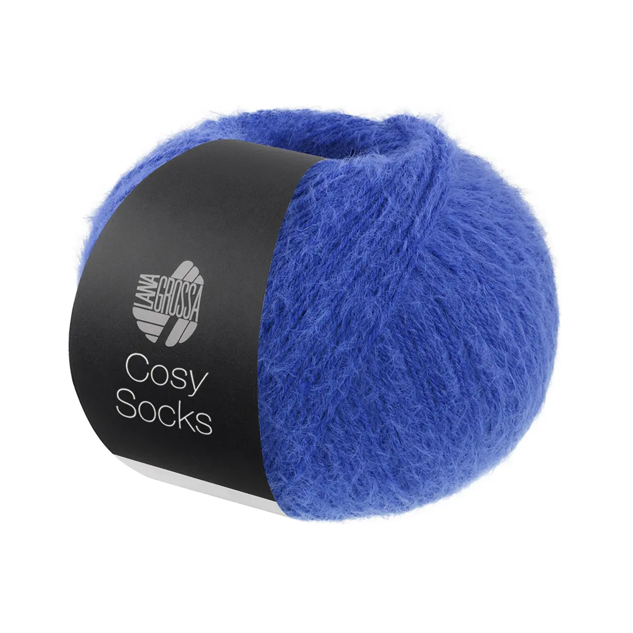 Cosy Socks 15 Royal von Lana Grossa. Flauschiges Sockengarn mit Merinowolle waschmaschinenfest á
