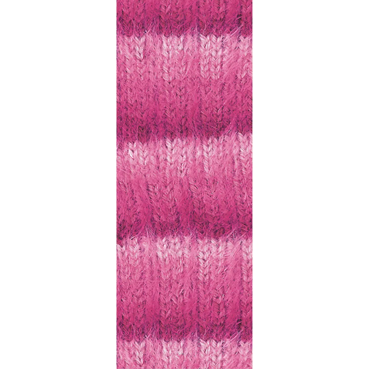 Cosy Socks Soft Stripes 108 Rosa/Altrosa/Lachs/Erikarot von Lana Grossa. Flauschiges Sockengarn mit Merinowolle mit besonderem Druckeffekt waschmaschinenfest á