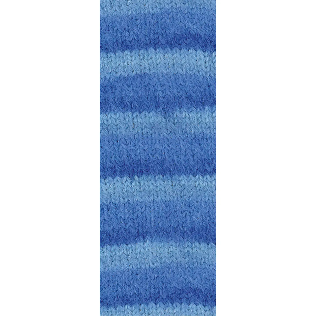 Cosy Socks Soft Stripes 109 Hell-/Himmelblau/Blau/Marine von Lana Grossa. Flauschiges Sockengarn mit Merinowolle mit besonderem Druckeffekt waschmaschinenfest á