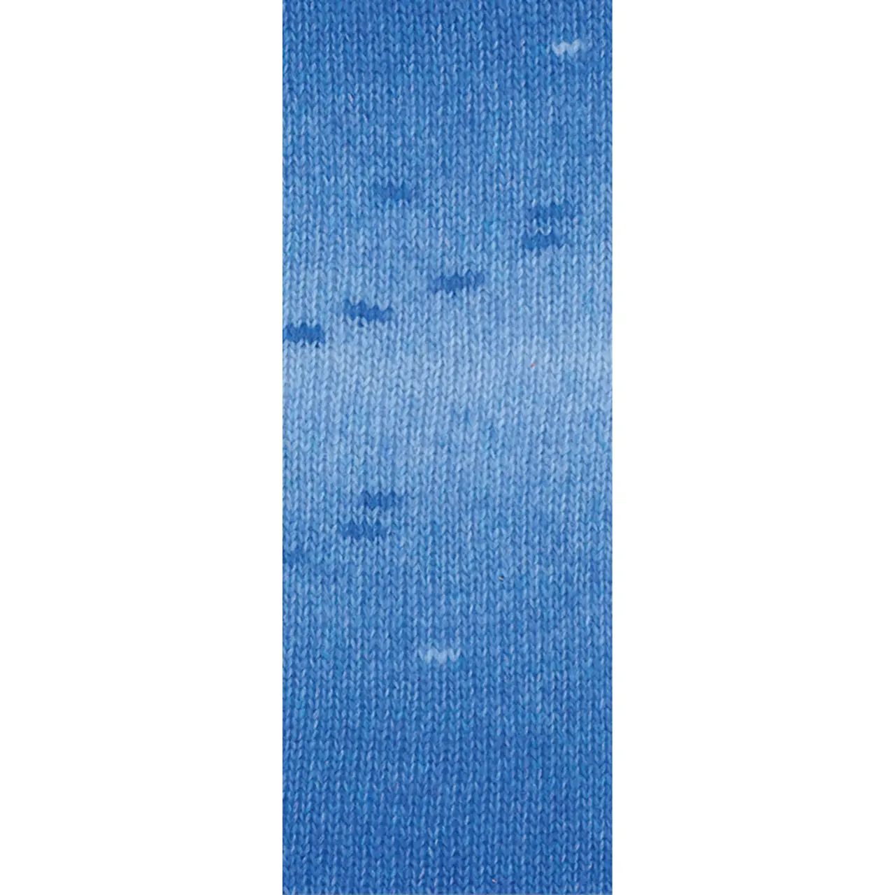 Ecopuno Sfumato 709 Blau/Himmelblau von Lana Grossa. Flauschige Netzgarnstruktur aus Baumwolle voluminös gefüllt mit Merino/Baby Alpaka