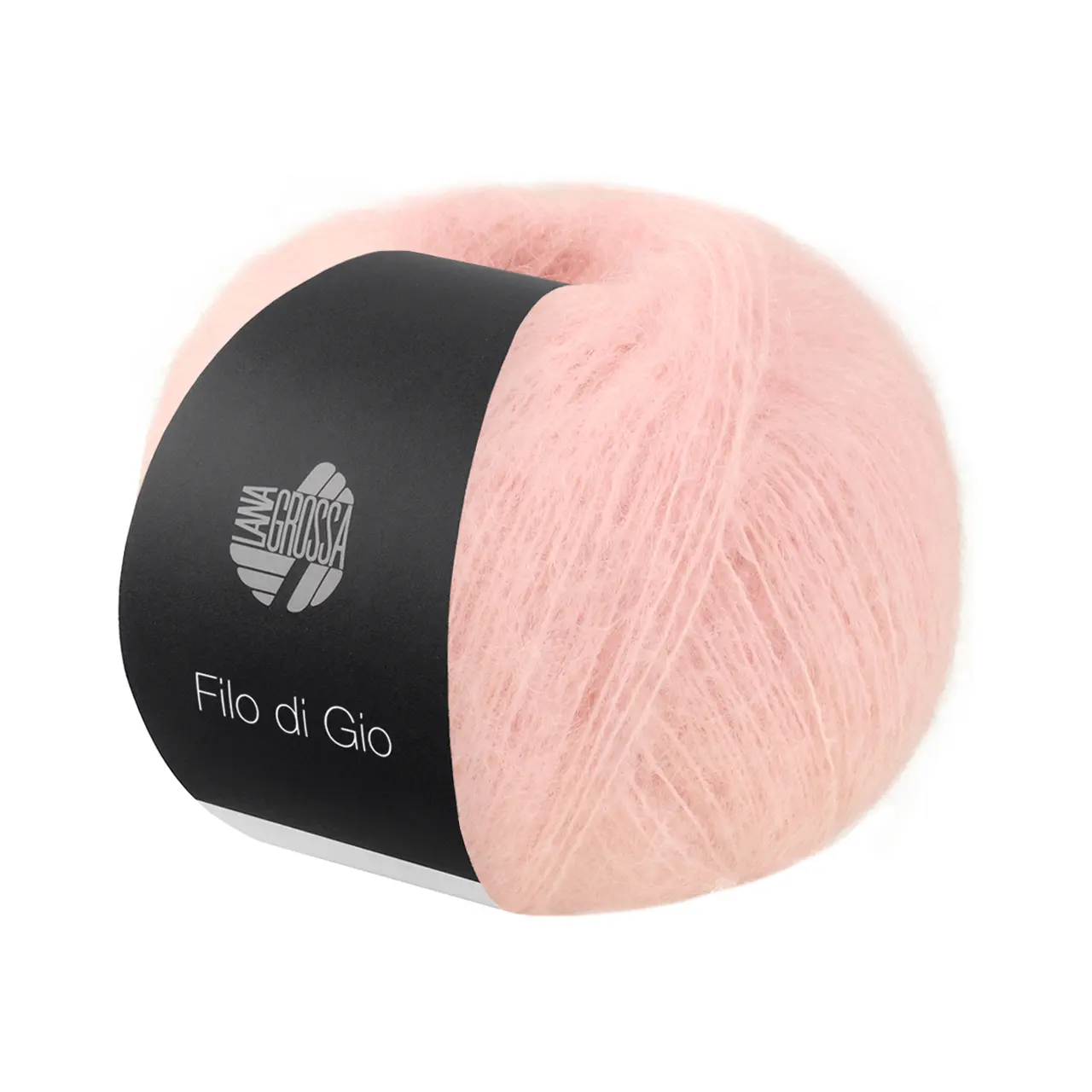 Filo Di Gio 11 Rosa von Lana Grossa. Locker verzwirntes Garn aus superfeinen Merinofasern und Superkid Mohair