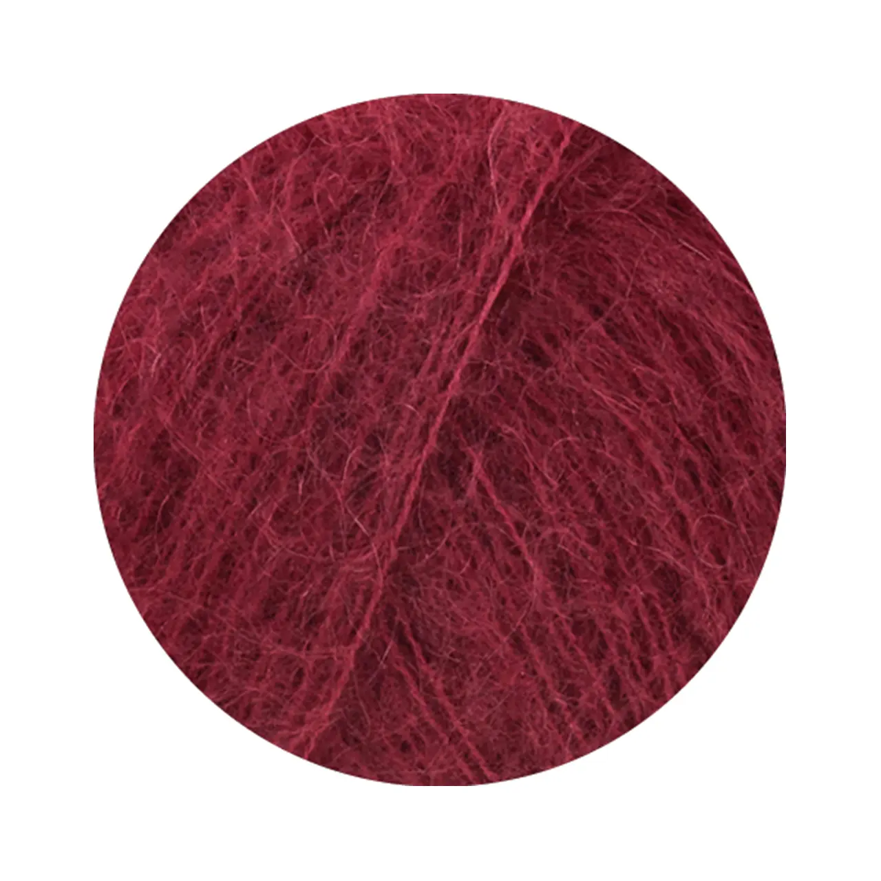 Filo Di Gio 16 Burgund von Lana Grossa. Locker verzwirntes Garn aus superfeinen Merinofasern und Superkid Mohair