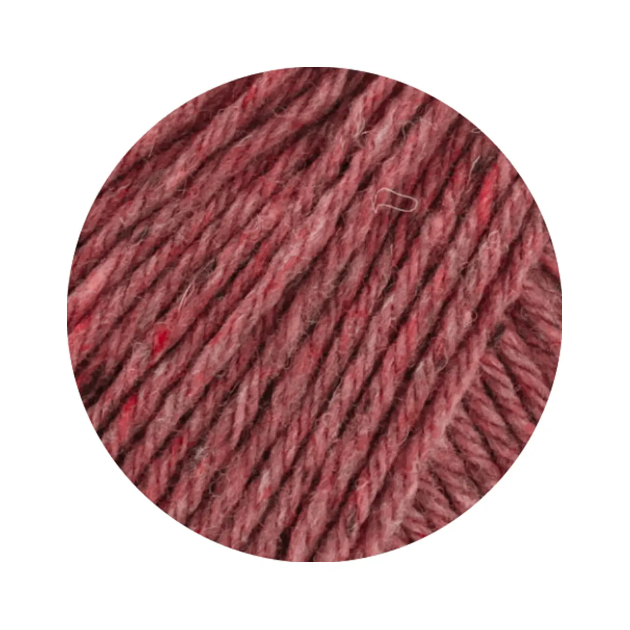 Landlust Soft Tweed 90 28 Altrosa Meliert von Lana Grossa. Klassisch verzwirntes Tweedgarn aus Schurwolle mit mehrfarbigen Noppen