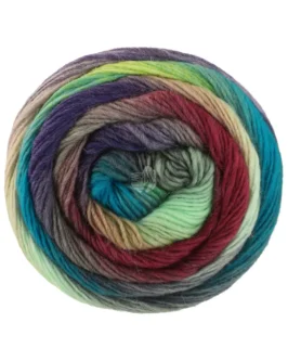 <span class="yarn-title">Meilenweit 100 Color Mix Multi</span> <span class="yarn-color">8023 Nougat/<wbr>Rotbraun/<wbr>Graulila/<wbr>Pastellgrün/<wbr>Mint/<wbr>Petrol/<wbr>Smaragd</span>