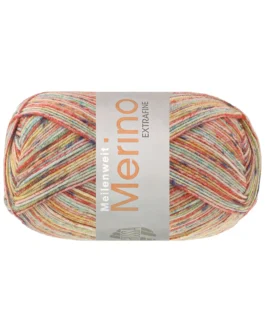 <span class="yarn-title">Meilenweit 100 Merino Extrafine Mountain</span> <span class="yarn-color">7602 Rot/<wbr>Gelb/<wbr>Türkis/<wbr>Orange/<wbr>Ecru/<wbr>Dunkelgrau Gestreift</span>