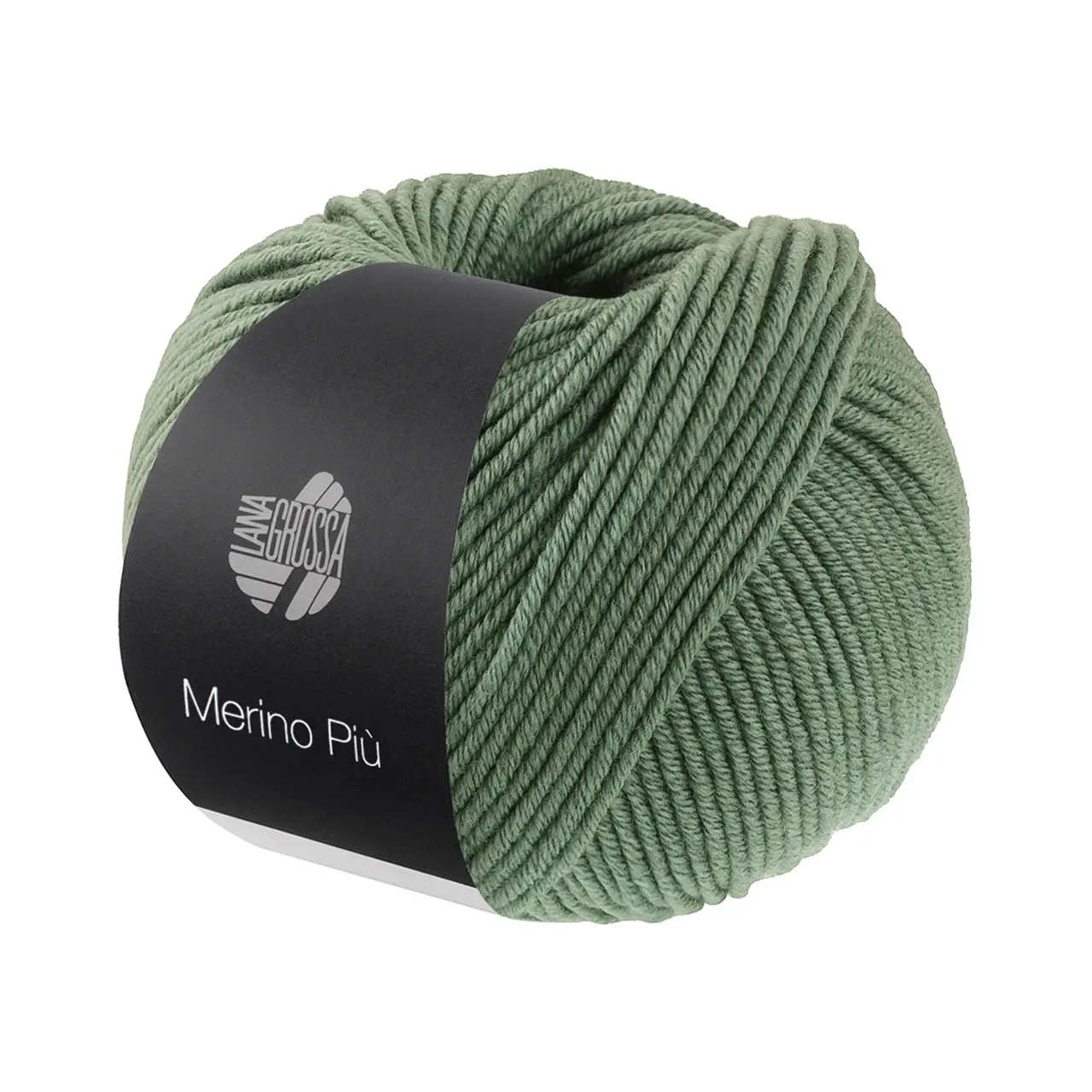 Merino Piú 4 Oleandergrün von Lana Grossa. Pure superfeine Merinowolle waschmaschinenfest und filzfrei mit 100m Lauflänge