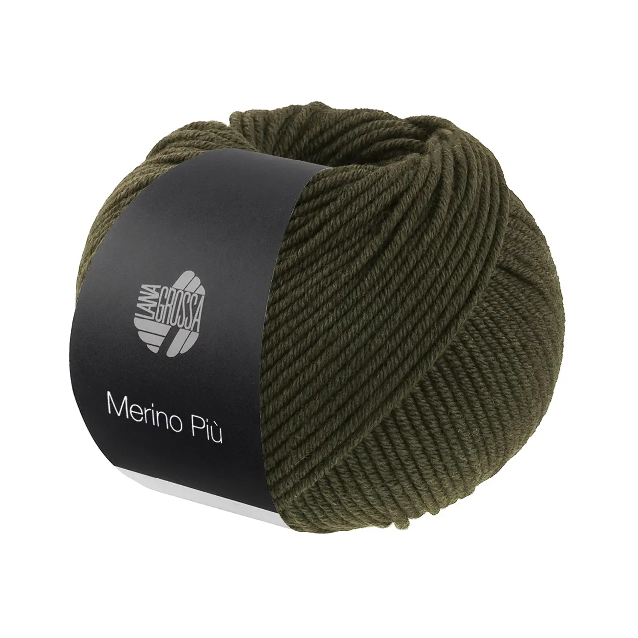 Merino Piú 5 Nachtgrün von Lana Grossa. Pure superfeine Merinowolle waschmaschinenfest und filzfrei mit 100m Lauflänge