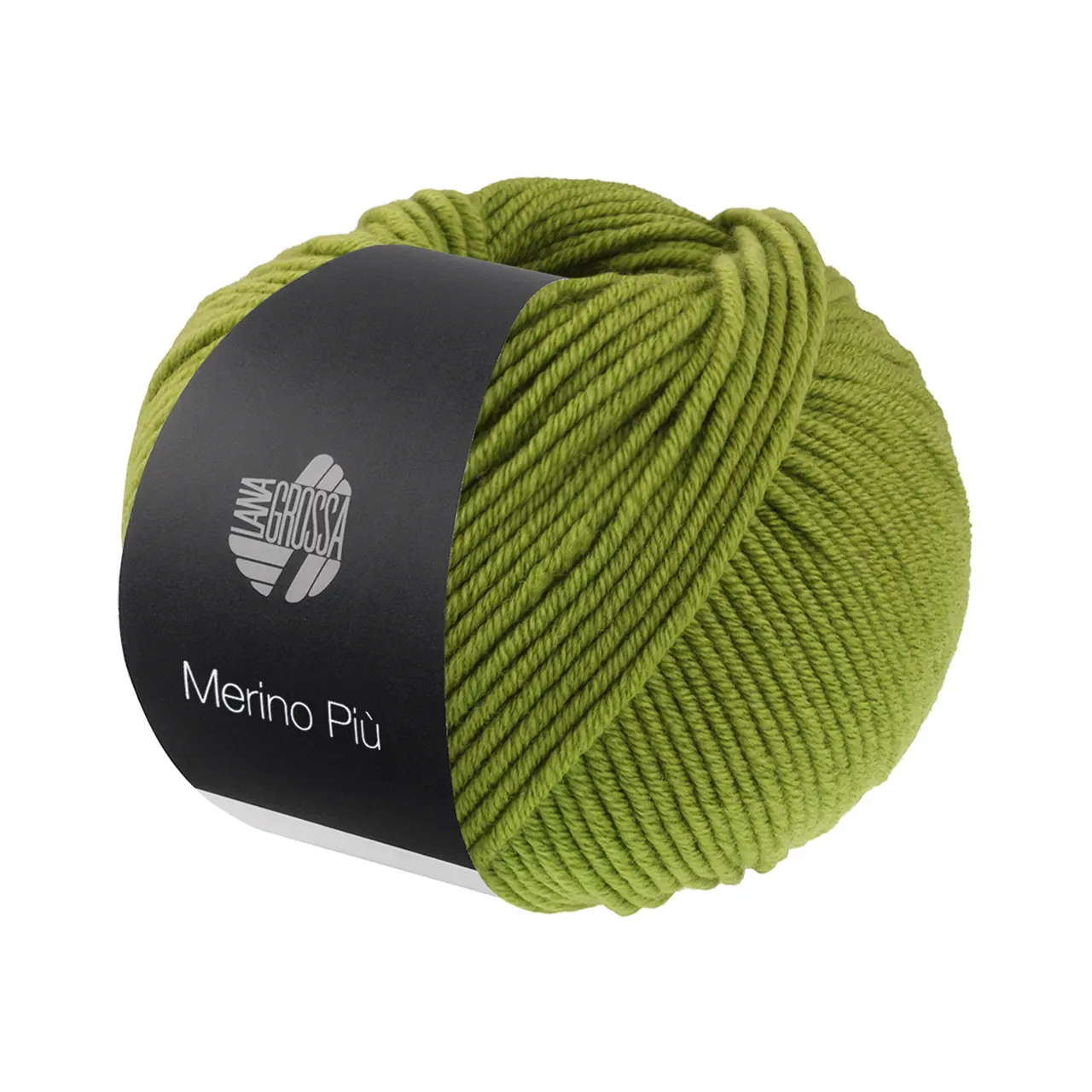Merino Piú 6 Maigrün von Lana Grossa. Pure superfeine Merinowolle waschmaschinenfest und filzfrei mit 100m Lauflänge