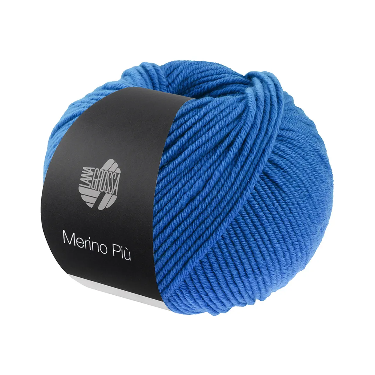 Merino Piú 8 Blau von Lana Grossa. Pure superfeine Merinowolle waschmaschinenfest und filzfrei mit 100m Lauflänge