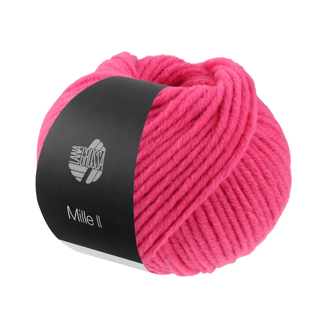 Mille II 175 Pink von Lana Grossa. Strapazierfähiges Mischgarn mit Merinowolle waschmaschinenfest