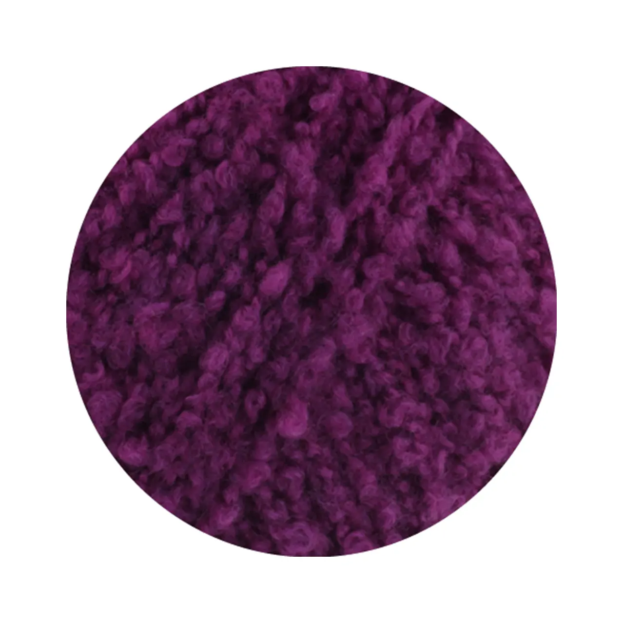 Orsettini 2 Rotviolett von Lana Grossa. Zartes weiches Bouclé-Garn aus superfeinen Merinofasern
