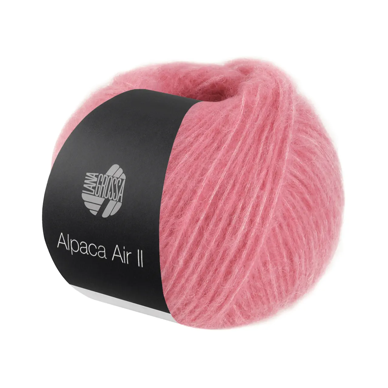 Alpaca Air II 39 Rosa von Lana Grossa. Leichtes Alpaka-Schlauchgarn mit Baumwollanteil