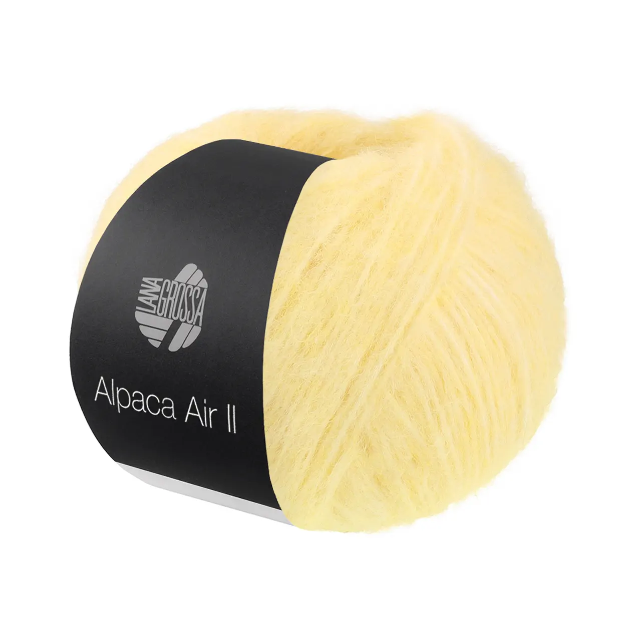 Alpaca Air II 42 Vanille von Lana Grossa. Leichtes Alpaka-Schlauchgarn mit Baumwollanteil