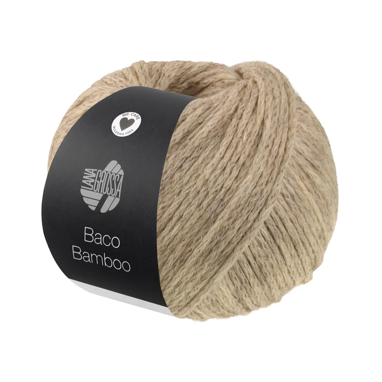 Baco Bamboo 14 Beige von Lana Grossa. Kettengarn in edler Mischung aus Merino Bambus und Yak