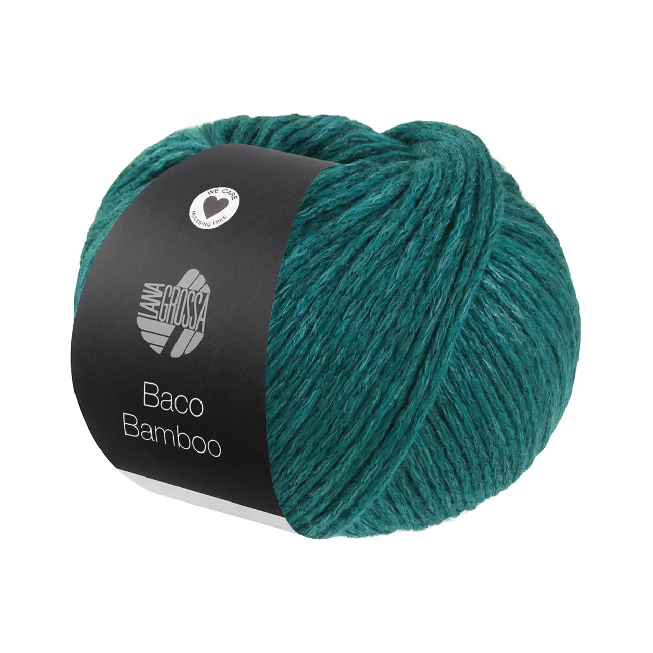 Baco Bamboo 5 Opalgrün von Lana Grossa. Kettengarn in edler Mischung aus Merino Bambus und Yak