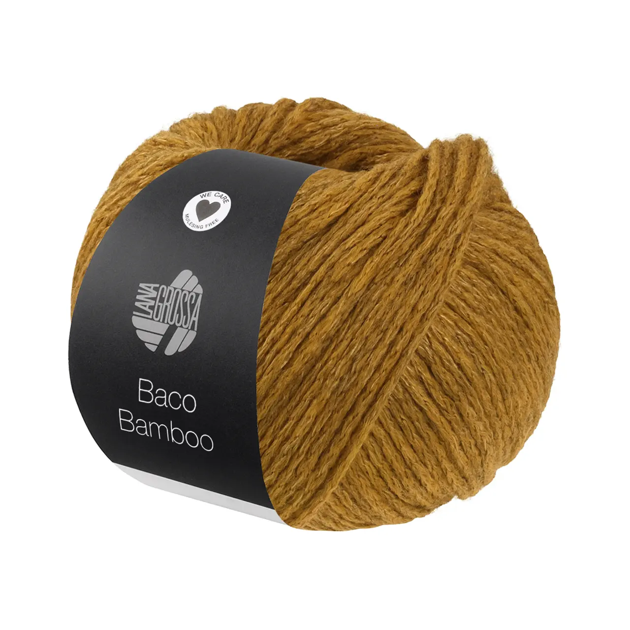 Baco Bamboo 8 Goldbraun von Lana Grossa. Kettengarn in edler Mischung aus Merino Bambus und Yak
