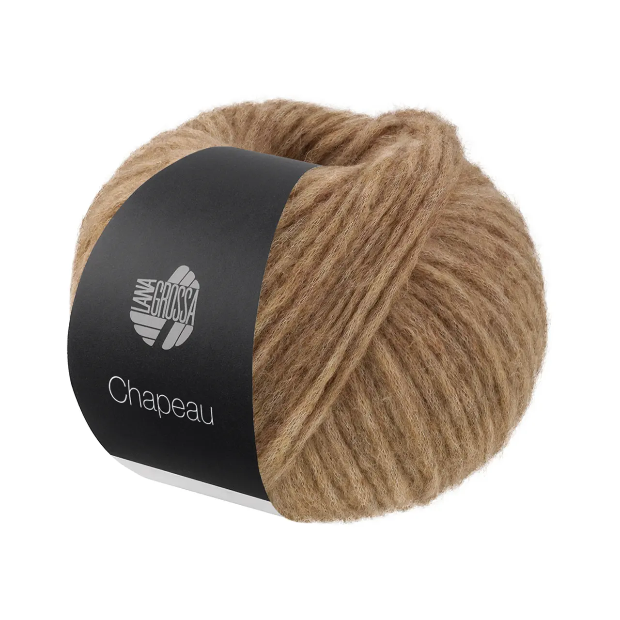 Chapeau 17 Camel von Lana Grossa. Watteweiches Schlauchgarn (Soffilo) gefüllt mit Merino & Alpakafasern