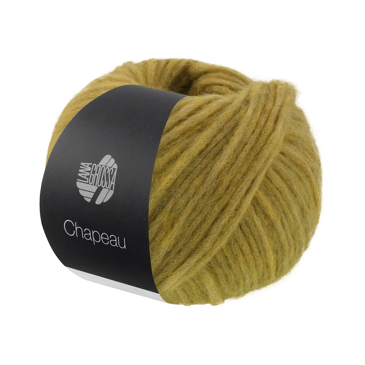 Chapeau 3 Oliv von Lana Grossa. Watteweiches Schlauchgarn (Soffilo) gefüllt mit Merino & Alpakafasern