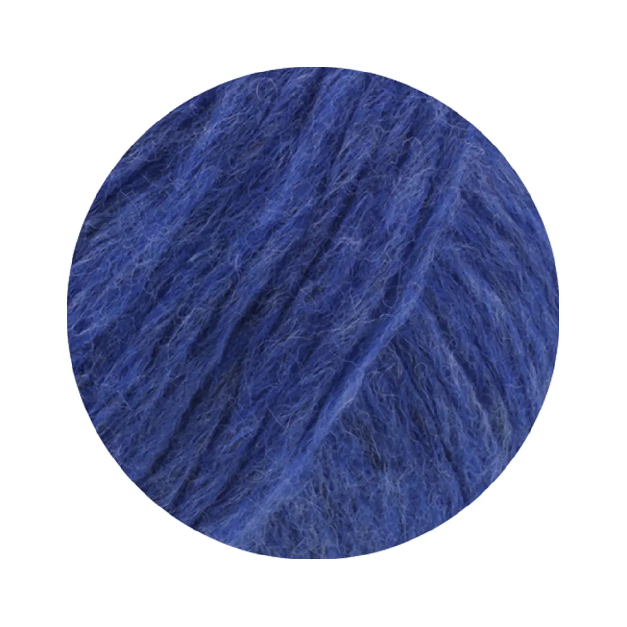 Chapeau 8 Tintenblau von Lana Grossa. Watteweiches Schlauchgarn (Soffilo) gefüllt mit Merino & Alpakafasern