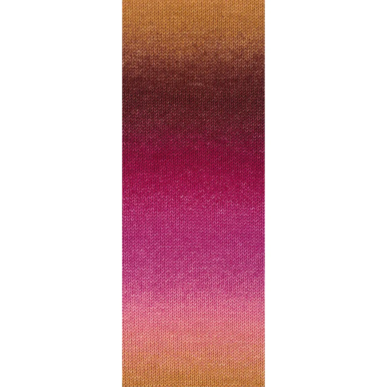 Cool Wool Big Color 4049 Nougat/Schokobraun/Rotviolett/Zyklam/Fuchsia/Pink/Camel von Lana Grossa. Extrafeine Merinowolle waschmaschinenfest und filzfrei