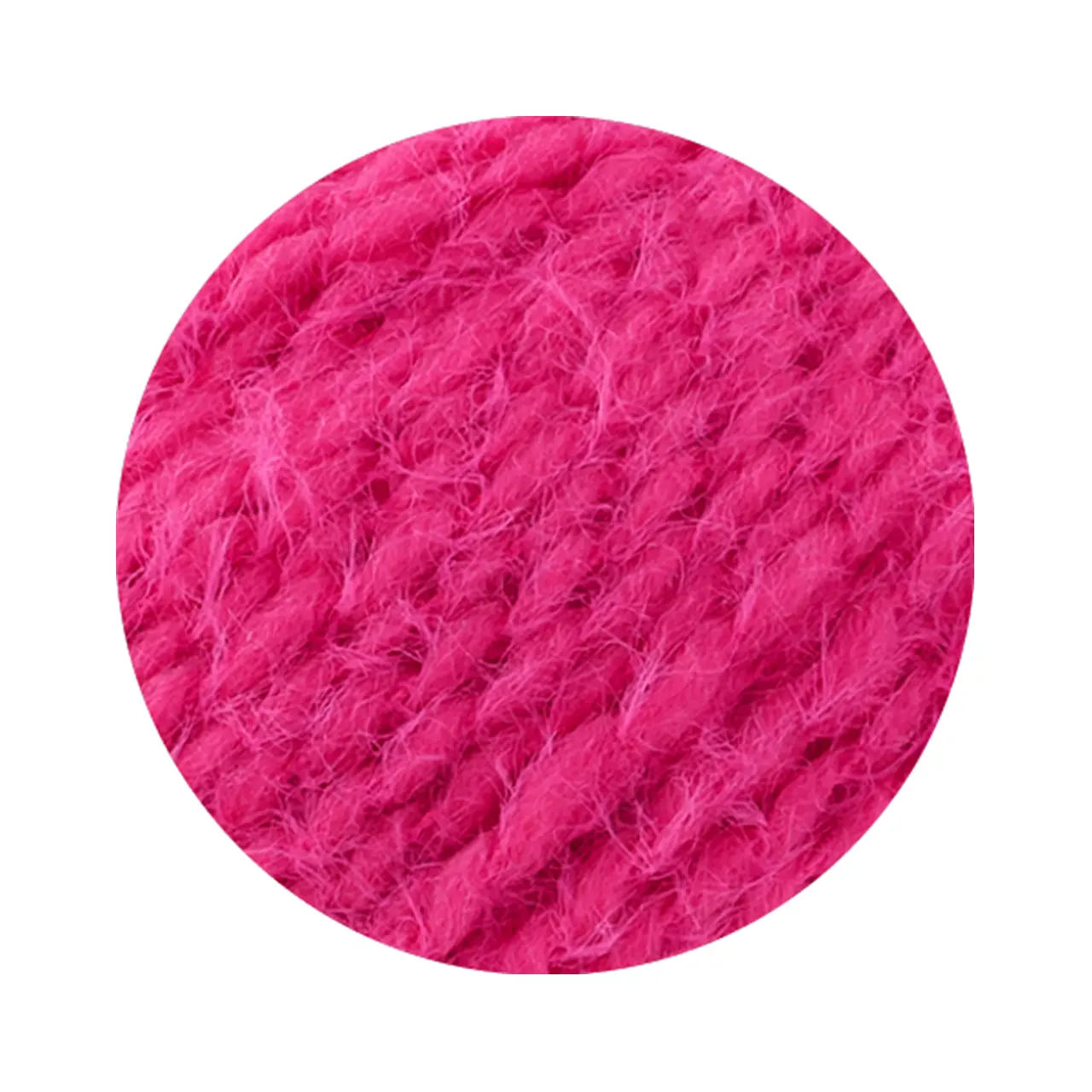 Cosi 11 Pink von Lana Grossa. Weiches Merino-Dochtgarn locker verzwirnt mit einem kurzflorigen Effektgarn