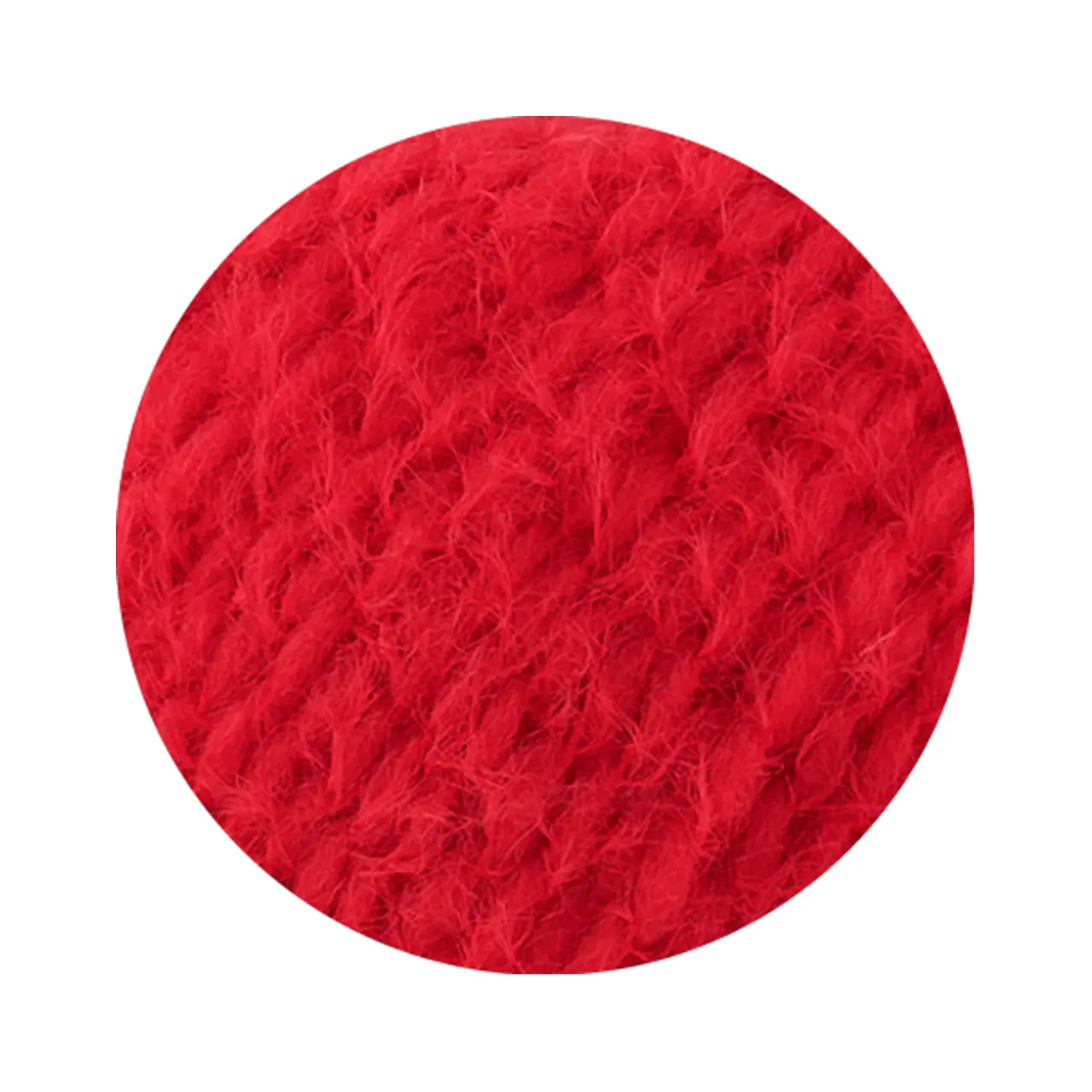 Cosi 15 Rot von Lana Grossa. Weiches Merino-Dochtgarn locker verzwirnt mit einem kurzflorigen Effektgarn