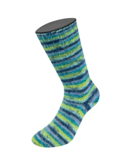 <span class="yarn-title">Cosy Socks Multi Stripes</span> <span class="yarn-color">157 Lavendel/<wbr>Petrol/<wbr>Maigrün/<wbr>Türkis/<wbr>Nachtblau</span>