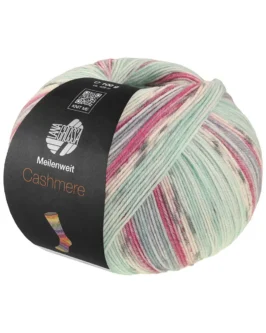 <span class="yarn-title">Meilenweit 100 Cashmere Pista</span> <span class="yarn-color">142 Mint/<wbr>Türkis/<wbr>Weiß/<wbr>Grau/<wbr>Hellblau/<wbr>Fuchsia Gestreift</span>