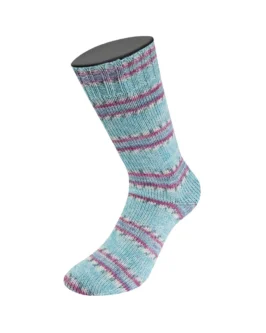<span class="yarn-title">Meilenweit 100 Cashmere Pista</span> <span class="yarn-color">142 Mint/<wbr>Türkis/<wbr>Weiß/<wbr>Grau/<wbr>Hellblau/<wbr>Fuchsia Gestreift</span>