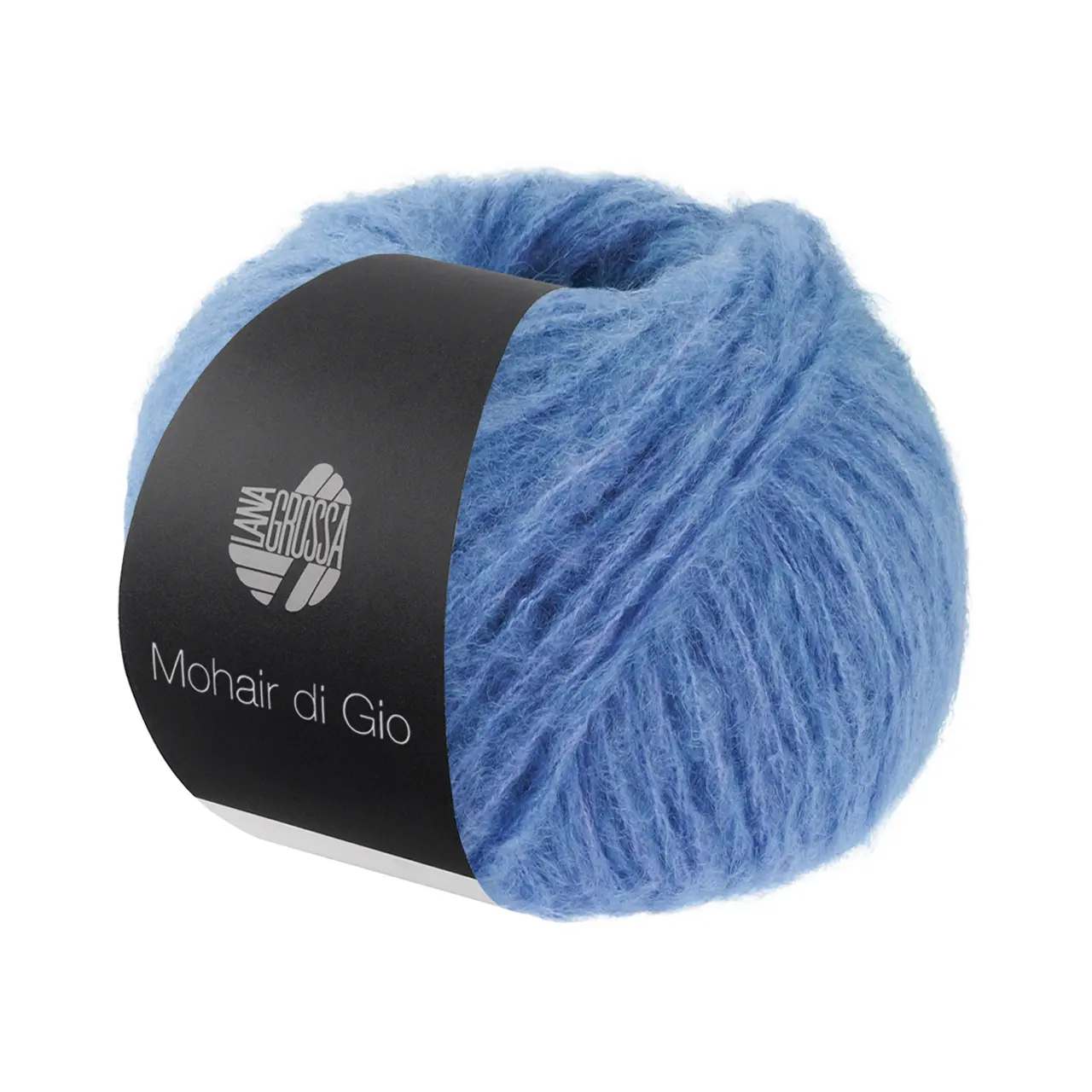 Mohair Di Gio 22 Himmelblau von Lana Grossa. Locker verzwirntes Garn aus superfeinen Merinofasern und Superkid Mohair