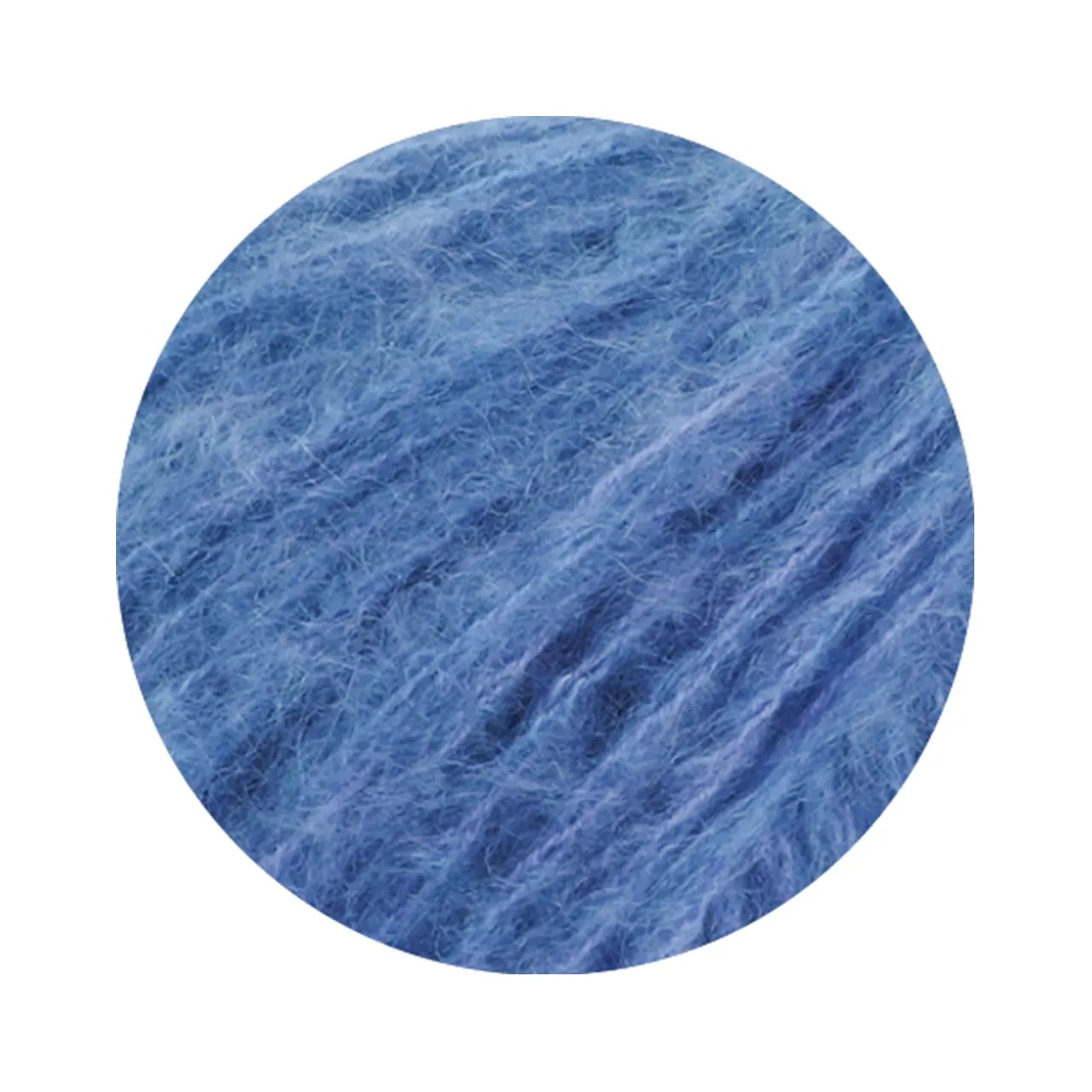 Mohair Di Gio 22 Himmelblau von Lana Grossa. Locker verzwirntes Garn aus superfeinen Merinofasern und Superkid Mohair