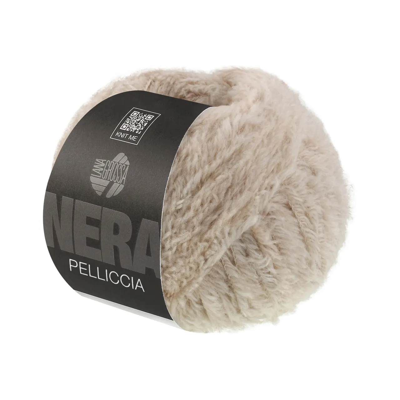 Pelliccia 2 Beige von Lana Grossa. Pelzeffektgarn aus Baby Alpaka & Merino extrafine