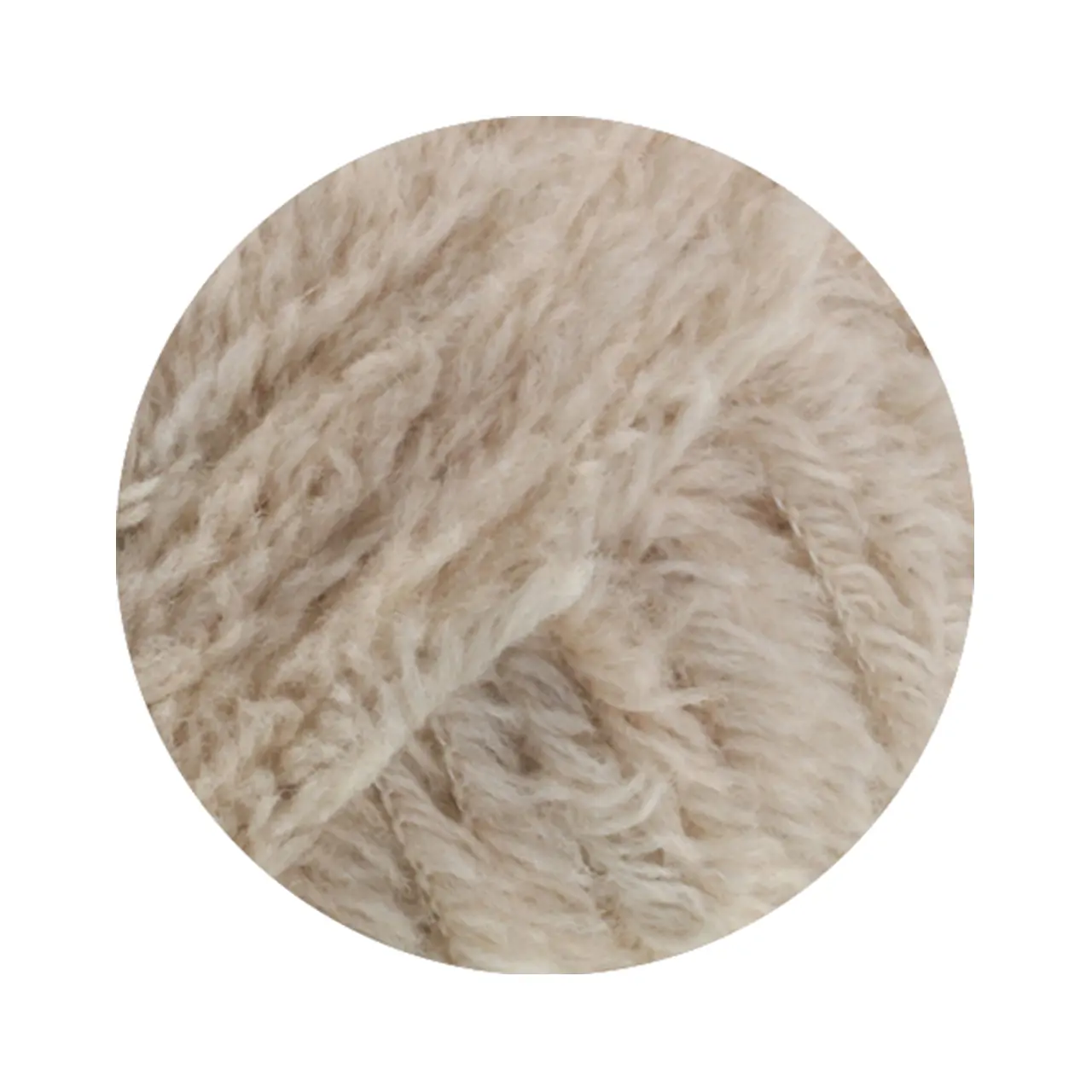 Pelliccia 2 Beige von Lana Grossa. Pelzeffektgarn aus Baby Alpaka & Merino extrafine