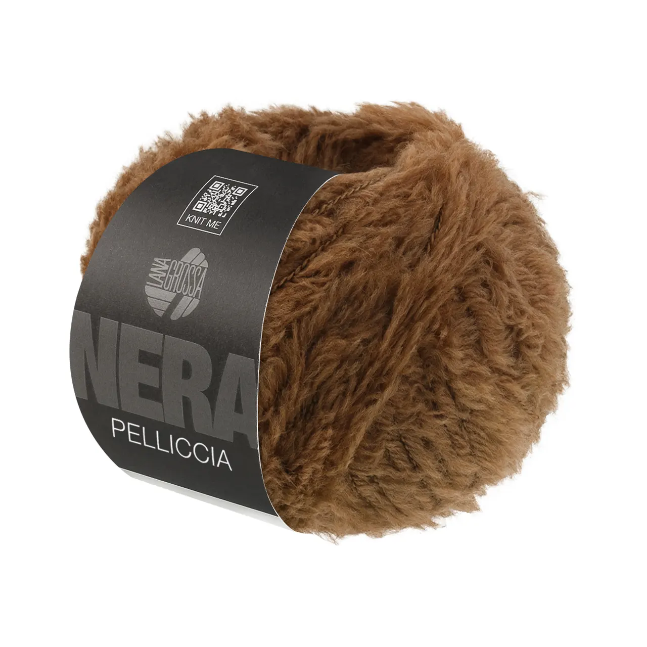 Pelliccia 3 Nougat von Lana Grossa. Pelzeffektgarn aus Baby Alpaka & Merino extrafine