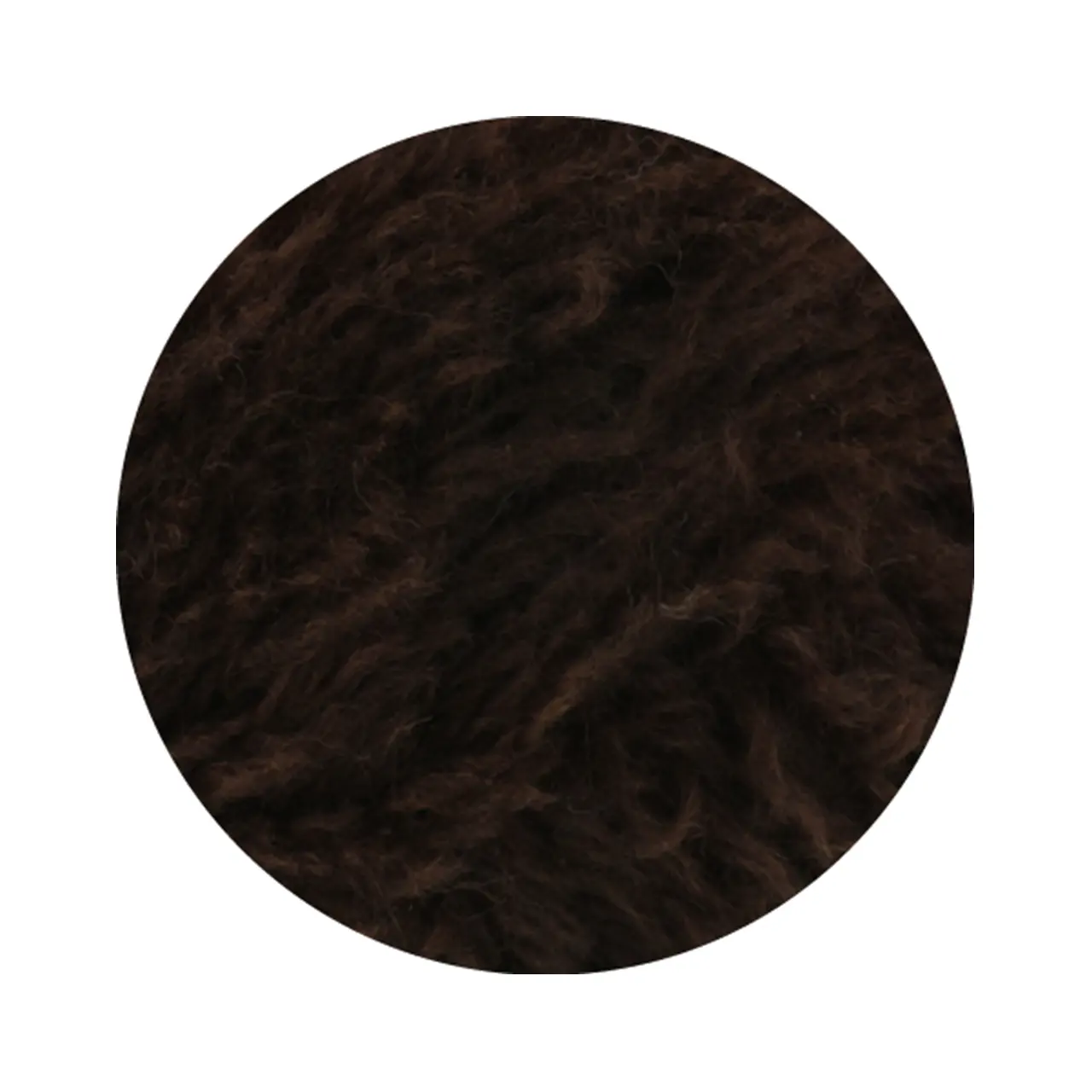 Pelliccia 4 Mokka von Lana Grossa. Pelzeffektgarn aus Baby Alpaka & Merino extrafine