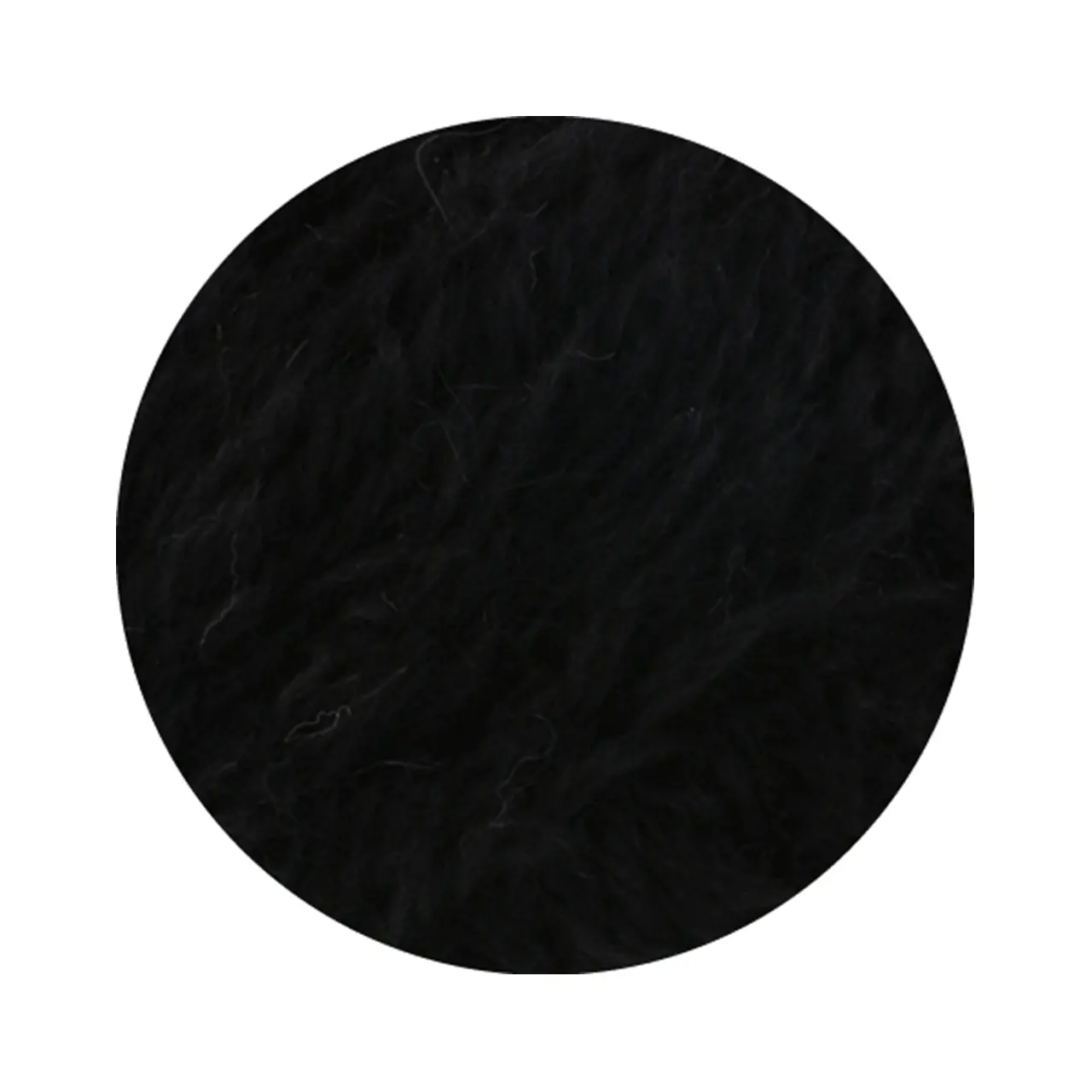 Pelliccia 6 Schwarz von Lana Grossa. Pelzeffektgarn aus Baby Alpaka & Merino extrafine