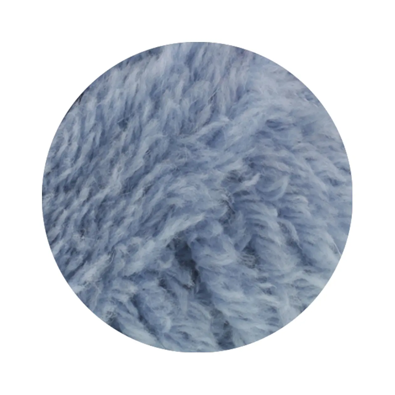 Pelliccia 9 Graublau von Lana Grossa. Pelzeffektgarn aus Baby Alpaka & Merino extrafine