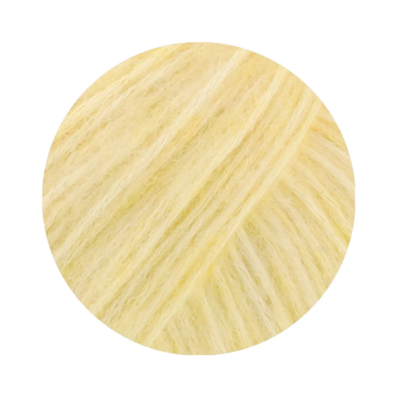 Pelo Cashmere 1 Rohweiß/Creme von Lana Grossa. Flauschige Netzgarnstruktur aus Baumwolle gefüllt mit Cashmere & Baby-Alpakafasern